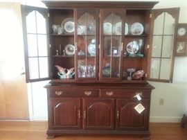 Crescent Pennsylvania Cherry China Cabinet 