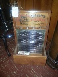 Washboard converted to magazine rack