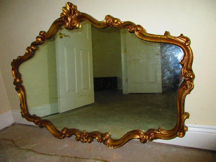 Large vintage mirror
