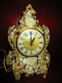 Vintage Mother of Pearl clock