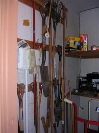 Some of the Yard Tools.