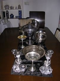 Sterling silver and plate pieces