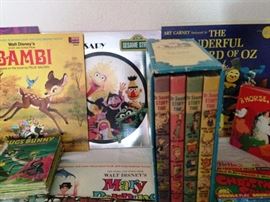 vintage seuss collection, childrens' LP's and 45's