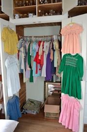Over 70 hand smocked children's dresses!
