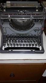Underwood typewriter. Still works. 