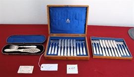 MAPPIN & WEBB FISH SET 