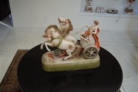 EARLY 20TH CENTURY CHARIOTEER - ROYAL DUX