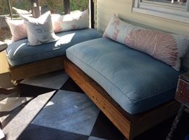 Bench/seats REDWOOD custom made