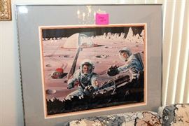 Space Poster nicely framed