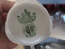 BELLEEK CUP & SAUCER / DISHES / COFFEE POT