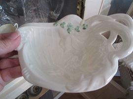 BELLEEK CUP & SAUCER / DISHES / COFFEE POT