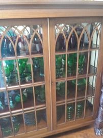 dining room, Asian screen, silver plate