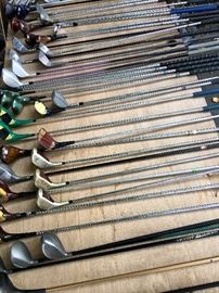 GOLF CLUBS AND PUTTERS