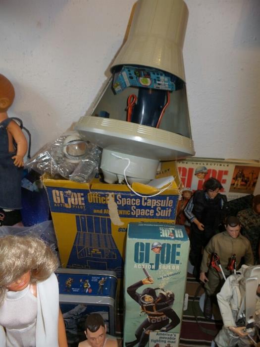 Vintage GI Joe Space Capsule with Space Suit