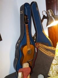 Vintage Ukulele With Case