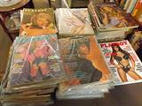 Playboy magazine collection, over 200 issues