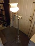 Vintage Art Deco Floor Lamp by "Colonial Premier Company" - 'a certified lamp'