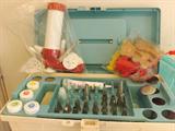 "Wedding Cake Decorator Kit" various size decorator tips.