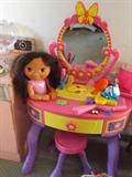 Dora the Explorer Vanity/mirror set, great for that little girl in your life.