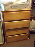 Smaller 4-drawer Maple Dresser