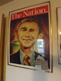 Humorous Poster of George W. Bush "The Nation"