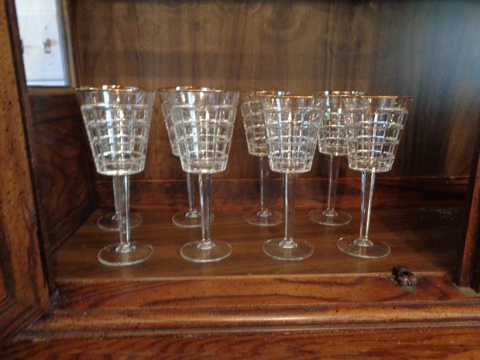 Ralph Lauren Crystal Wine Glass Set