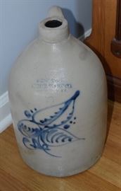 Collection of Ft. Edward NY Early Soneware Crocks and Jugs
