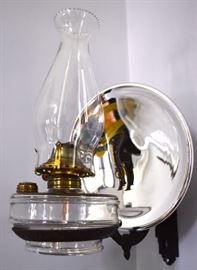 Oil Lamps with Sconces