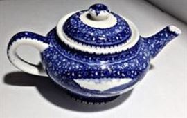 RARE Lamberton China Railroad Teapot - Scammells 