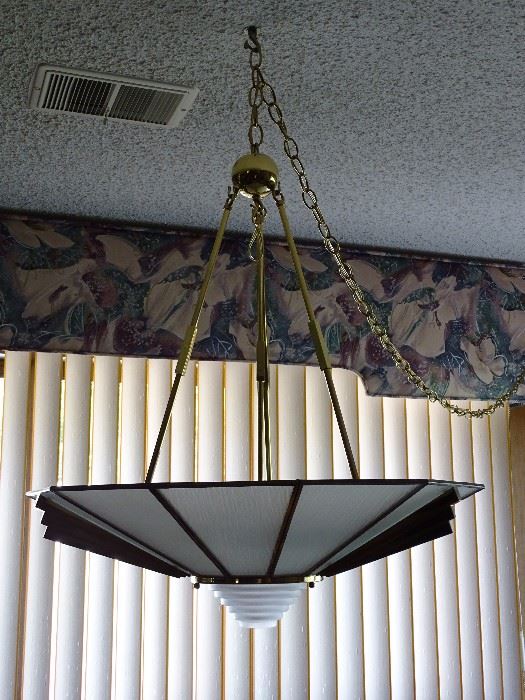 Art Deco Swag Lamp