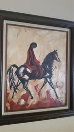 Signed Oil on canvas: Yentes