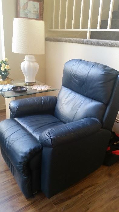 New-leather recliner