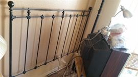 Iron twin size headboard