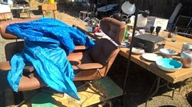 PAIR OF EAMES TYPE CHAIRS