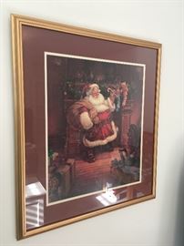 Christmas Santa Print