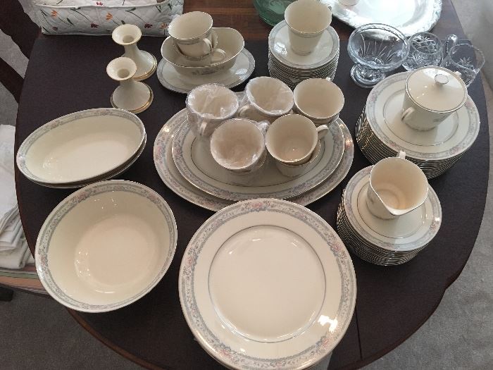 Charleston China, Complete Service for 12, plus extras