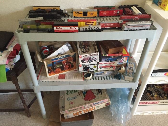 Vintage games and trains