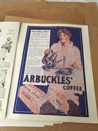 Antique magazine ads
