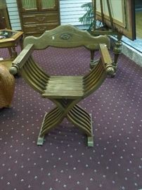 vintage / mid century dante (X) chair 