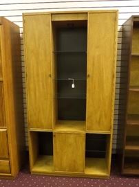 oak cabinet / 80" tall - 42 wide