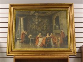 there are several vintage prints 