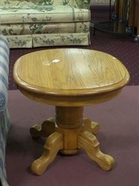 heavy duty oak end tables priced individually 