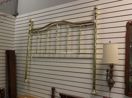 queen brass bed frame 
