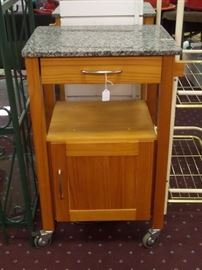 marble top kitchen cart