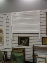 antique full size bed complete 