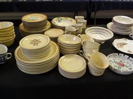 collectibles - glass ware - crystal - decor - cookie jar's vintage glass - McCoy - Mikasa Classic Flair & vintage china