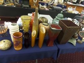 collectibles - glass ware - crystal - decor - cookie jar's vintage glass - McCoy - Mikasa Classic Flair & vintage china