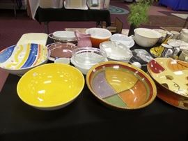 collectibles - glass ware - crystal - decor - cookie jar's vintage glass - McCoy - Mikasa Classic Flair & vintage china