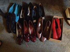 vintage designer shoes, salvatore ferragamo