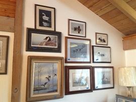 vintage and signed decoy ducks prints and original art